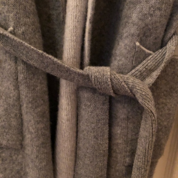 A. Ida wool blend cardigan sweater with belt Size Small good preowned condition - Picture 2 of 6
